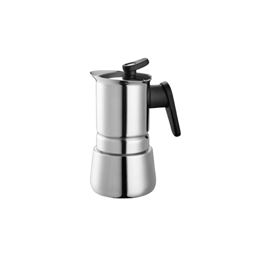 Edelstahl-Espressokocher – Klassischer italienischer Kaffeegenuss