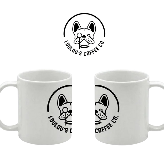 LOULOU Kaffeetasse – Stilvoller Coffee Mug mit ikonischem Frenchie-Logo - LOULOU'S COFFEE CO.
