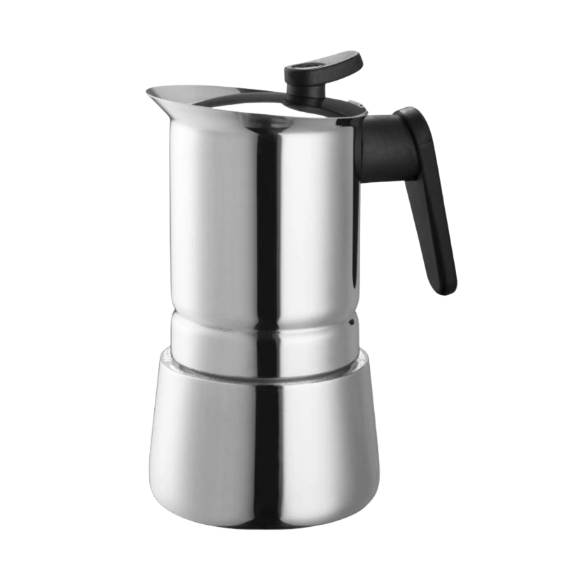 Edelstahl-Espressokocher 4 Tassen - LOULOU'S COFFEE CO.