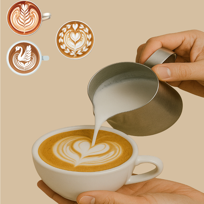 Latte Art Workshop – lerne Milch aufschäumen & Latte Art gießen wie ein Profi