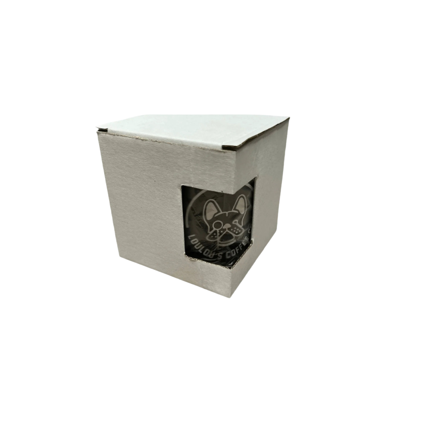 LOULOU Kaffeetasse – Stilvoller Coffee Mug mit ikonischem Frenchie-Logo