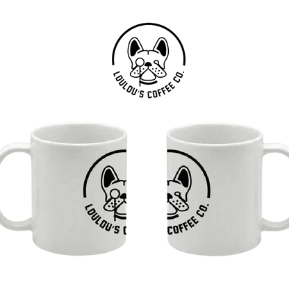 LOULOU Kaffeetasse – Stilvoller Coffee Mug mit ikonischem Frenchie-Logo - LOULOU'S COFFEE CO.