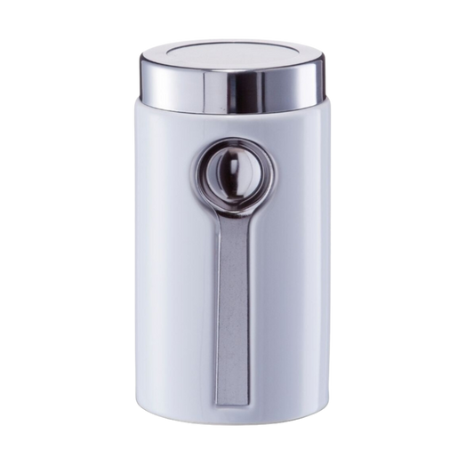 Zeller Present Vorratsdose mit Löffel – Keramik & Edelstahl im eleganten Design - LOULOU'S COFFEE CO.